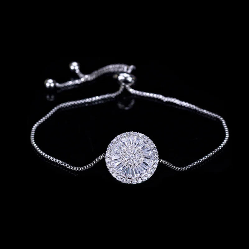 Gold Silver Color Tennis Bracelets Bangle for Women Wedding on Hand 99cents Man Jewelry Wholesale Goth Freeshippings Item S5877b