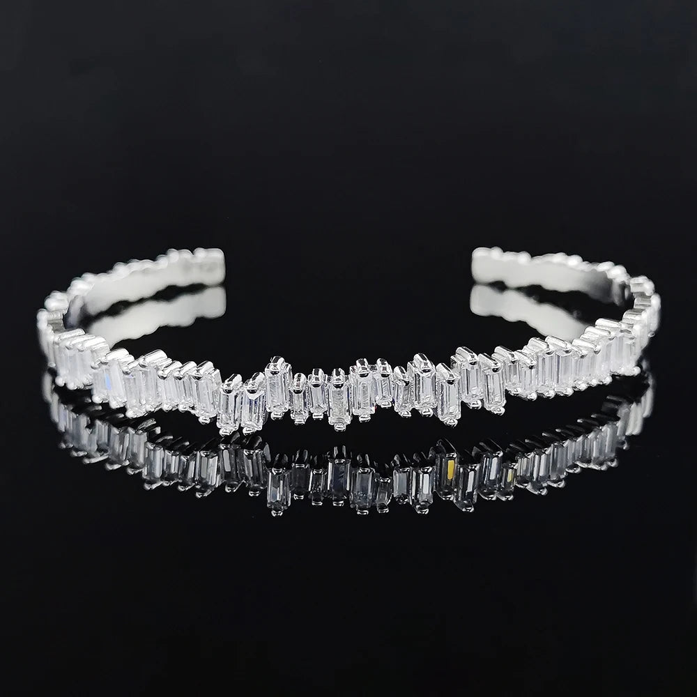 Gold Silver Color Tennis Bracelets Bangle for Women Wedding on Hand 99cents Man Jewelry Wholesale Goth Freeshippings Item S5877b